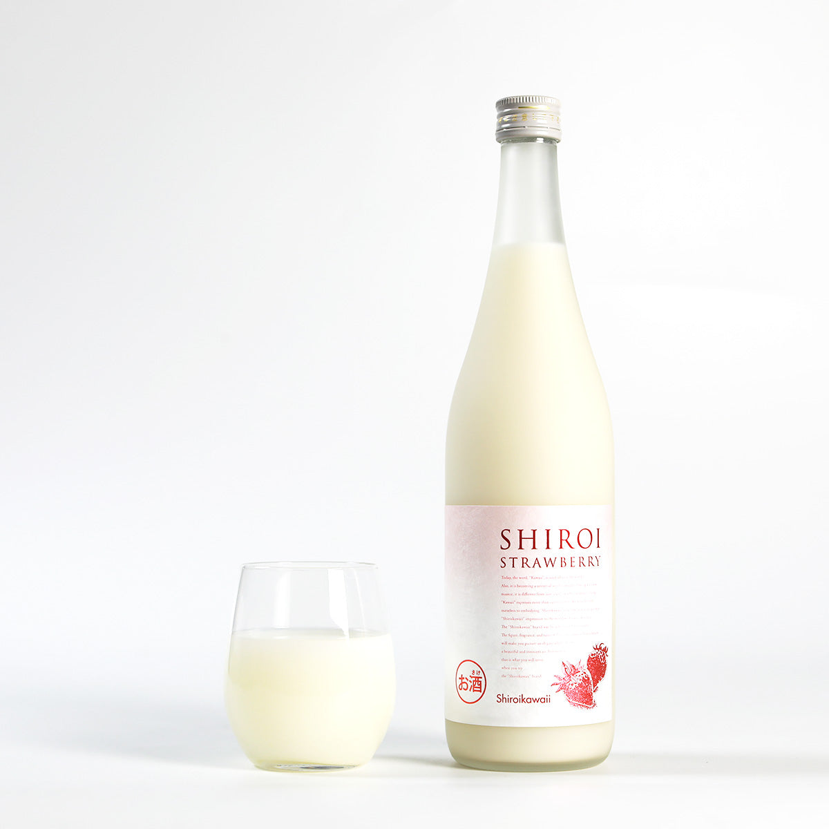 かわいい 白いいちご -720ml