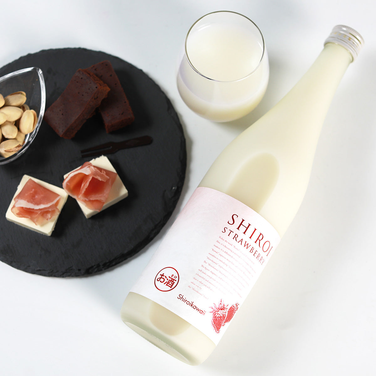 かわいい 白いいちご -720ml