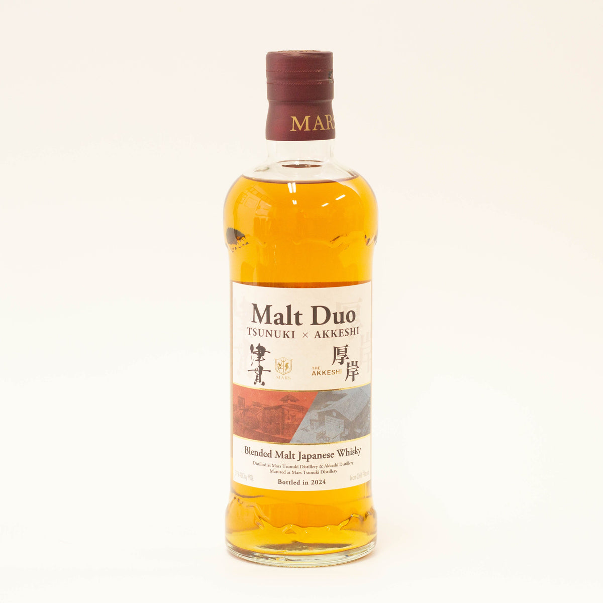 厚岸ウイスキー Malt Duo 700ml 51%化粧箱付き モルトデュオ 津貫 ✕ 厚岸 51% ※ブレンデッドモルト | 孔明のおすすめ