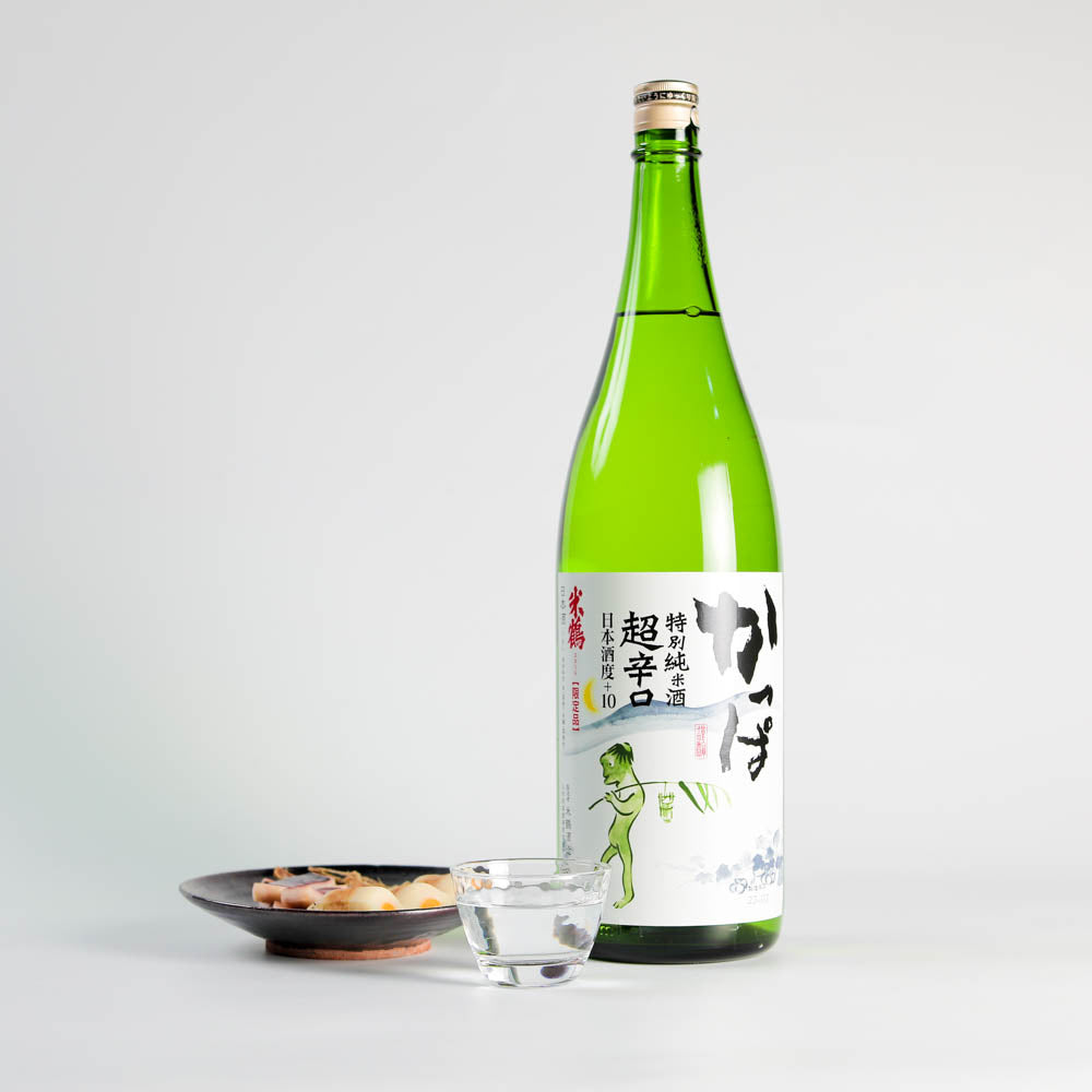 米鶴 かっぱ特別純米 超辛口 -1.8L